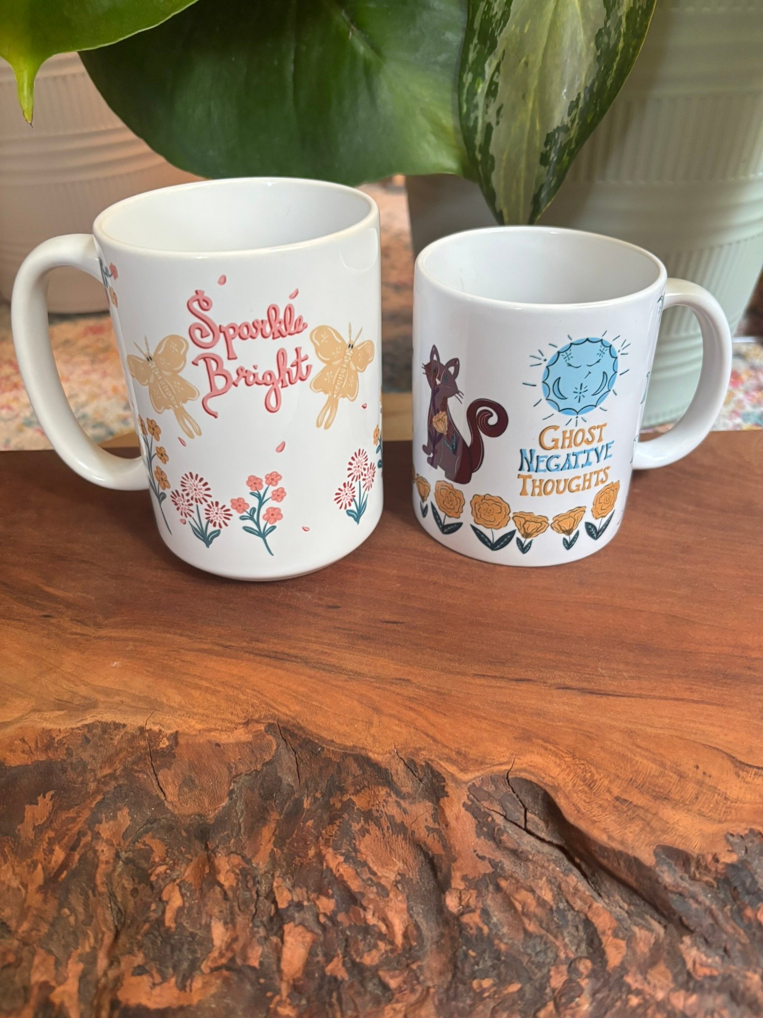 “Wander in Wonder” Mug with Hedgehogs and Mushrooms - Image 3
